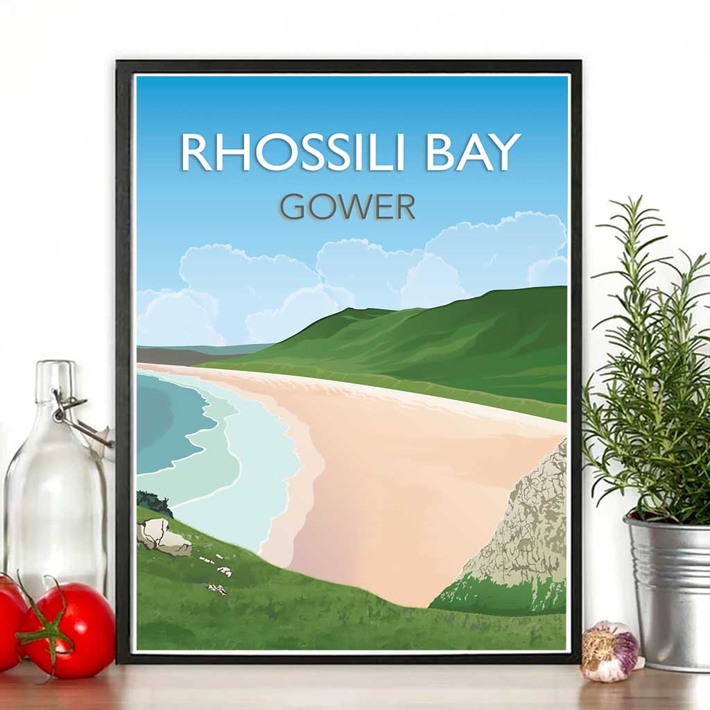 Rhossili Bay Print