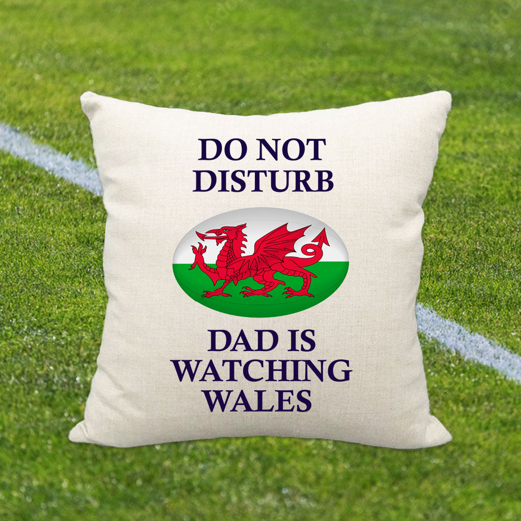 Do Not Disturb Personalised Rugby Wales Cushion