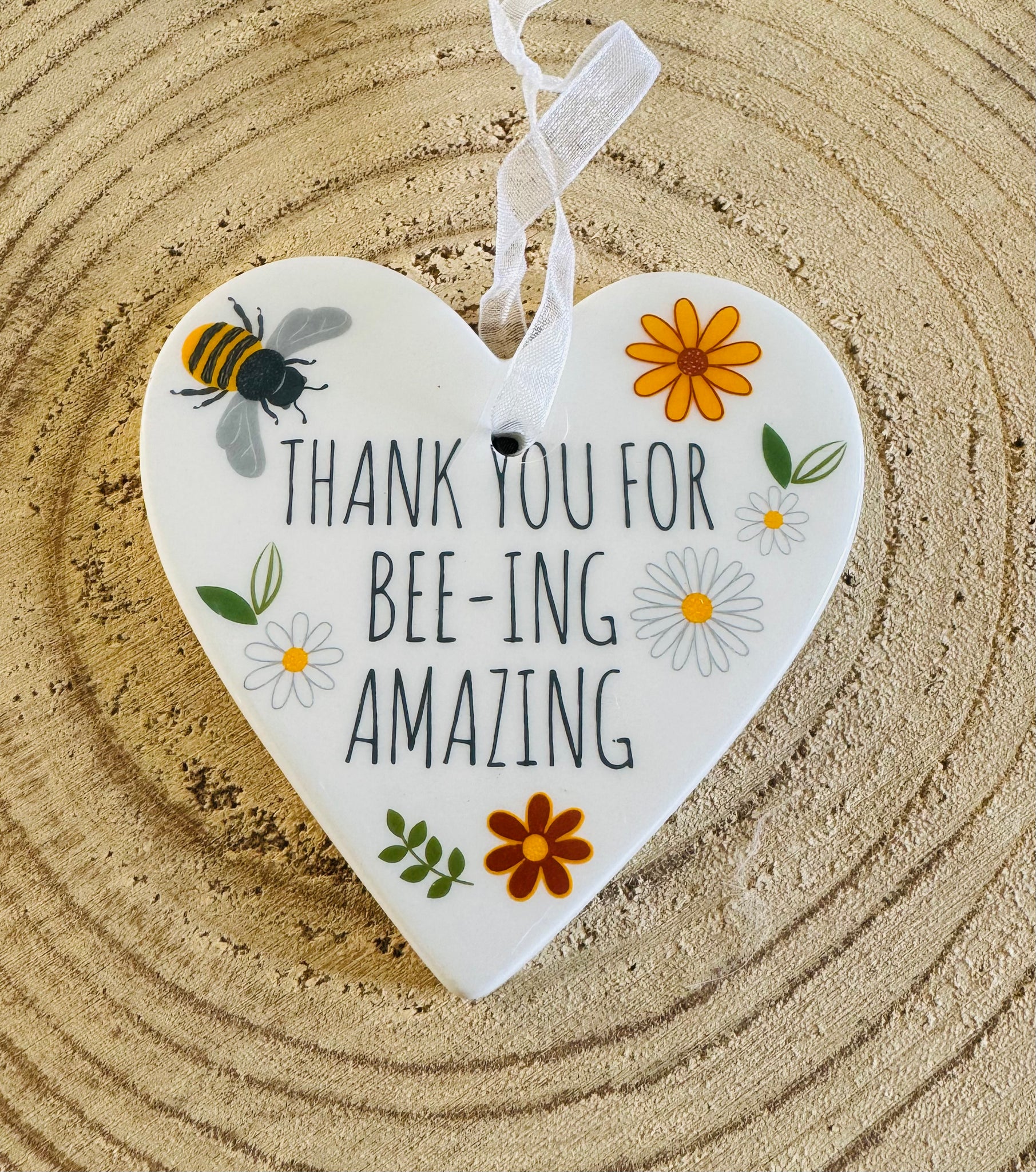 Bee hanging ceramic decoration 🐝 lol