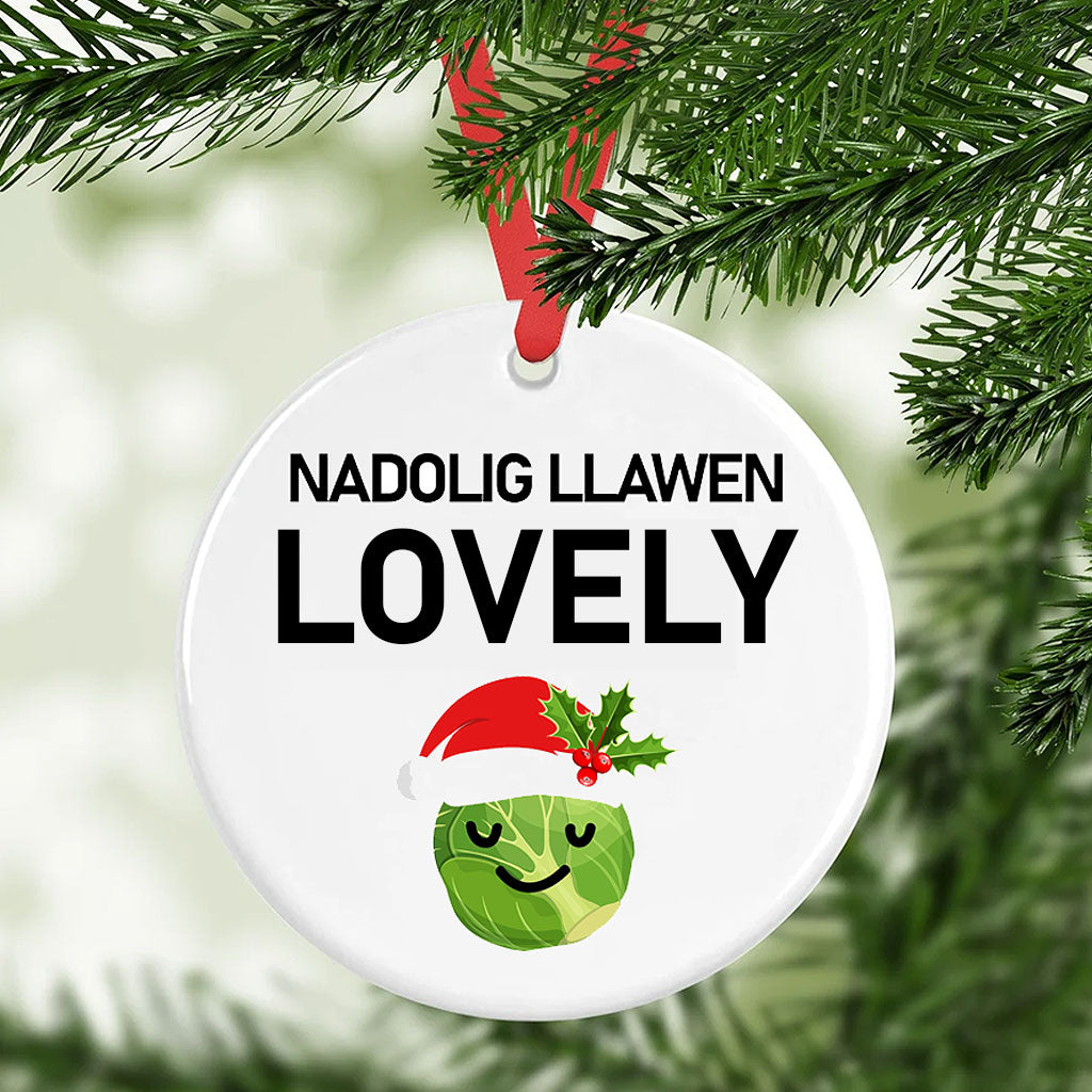 Nadolig Llawen Sprout Christmas Tree Hanger