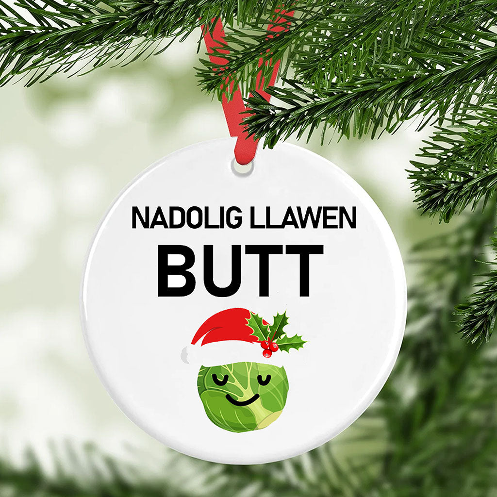 Nadolig Llawen Sprout Christmas Tree Hanger