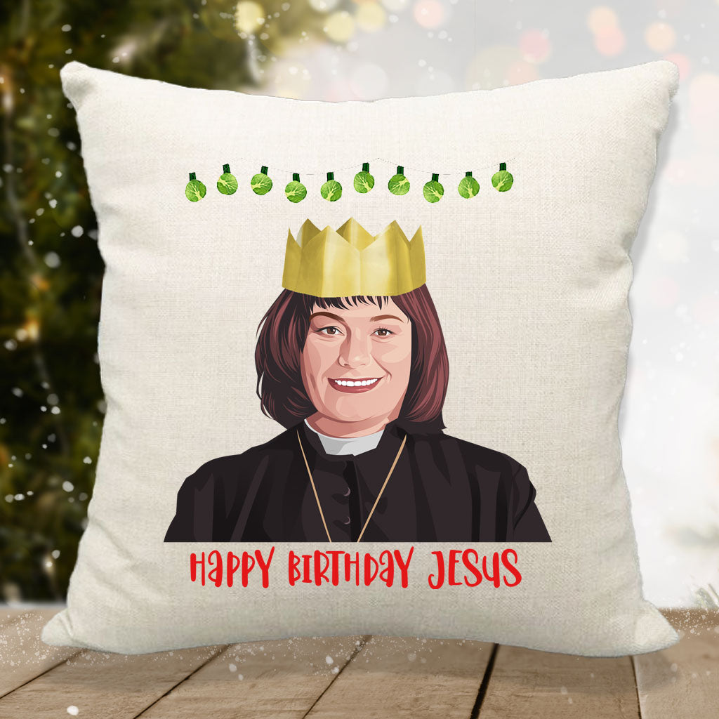 Geraldine Dibley Christmas Cushion