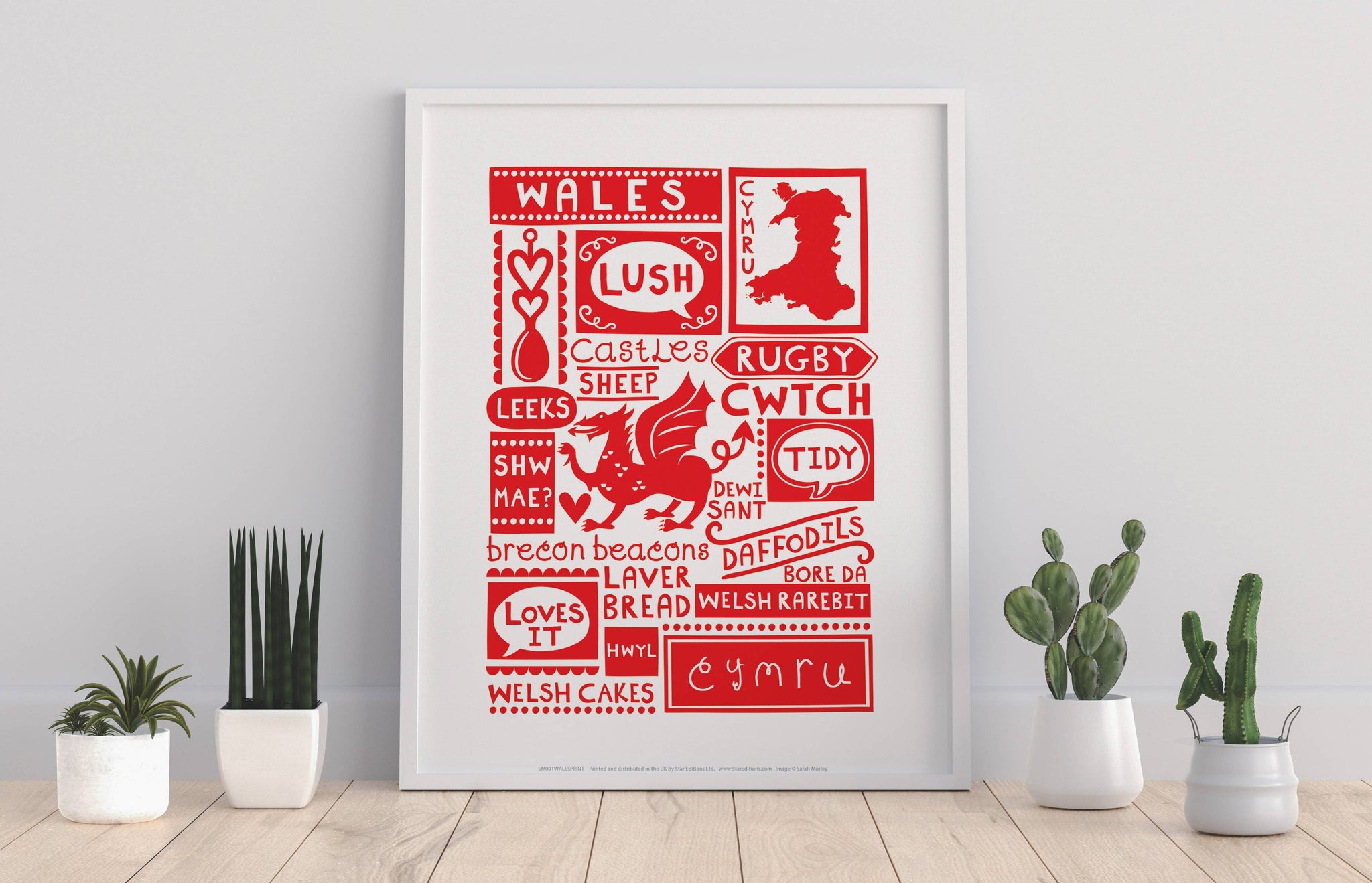 Wales Meaning Poster - Premium Art A4 Print
