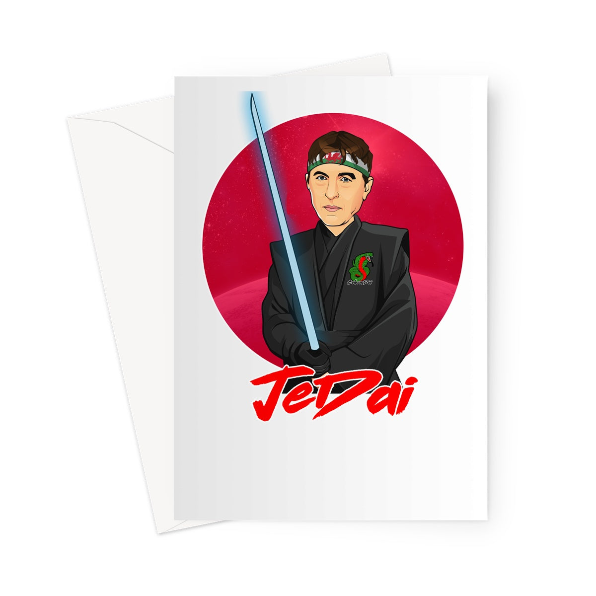 Jedai Greeting Card