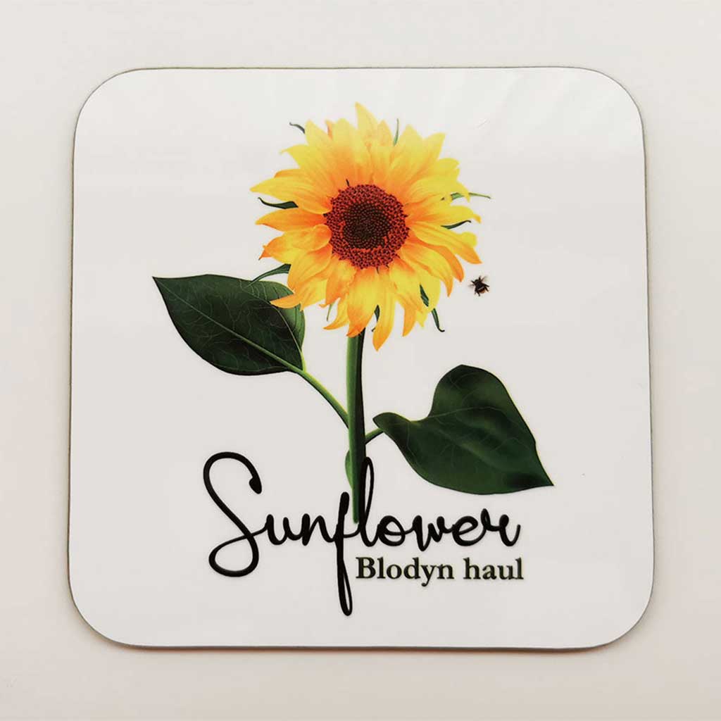 Sunflower Mug and Coaster