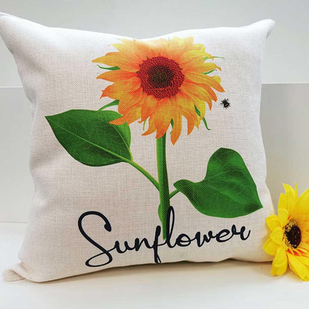 Sunflower Flower Cushion