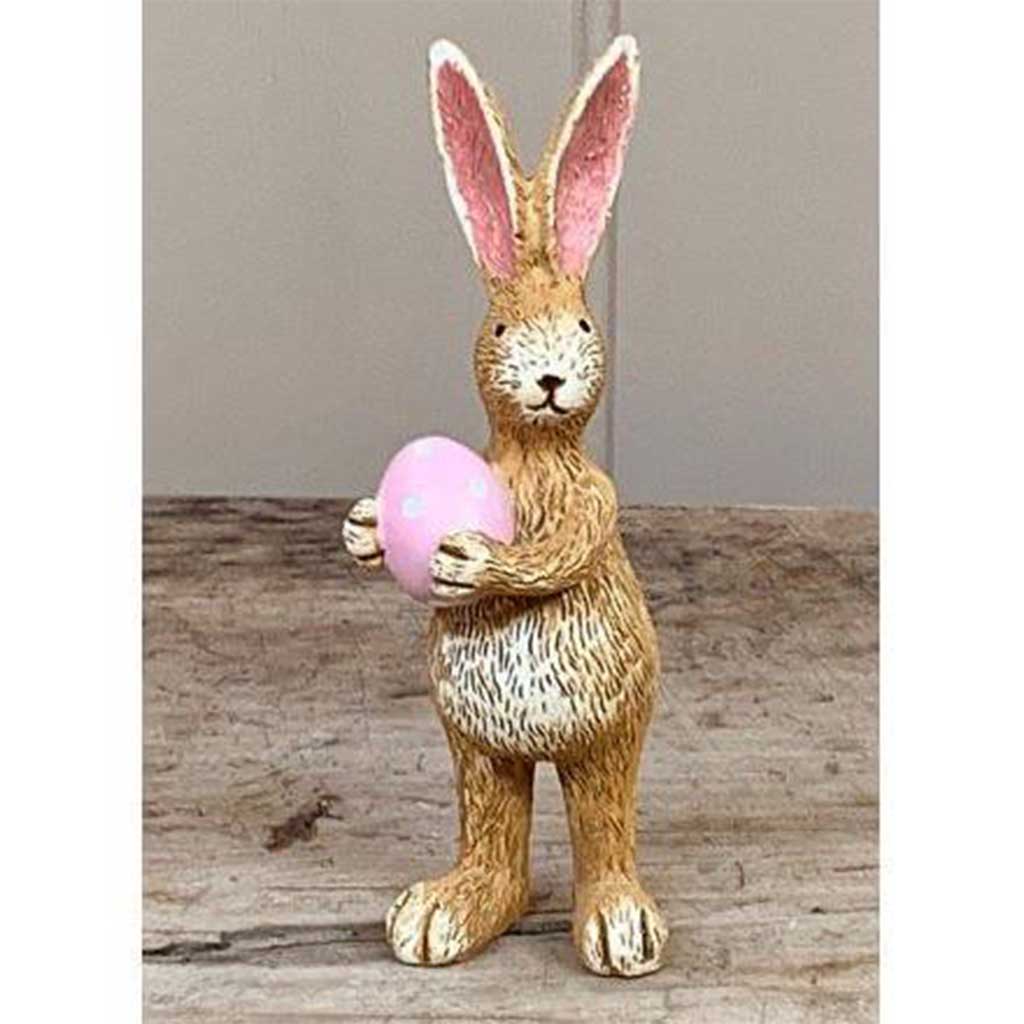 Standing Rabbit with dotty Egg