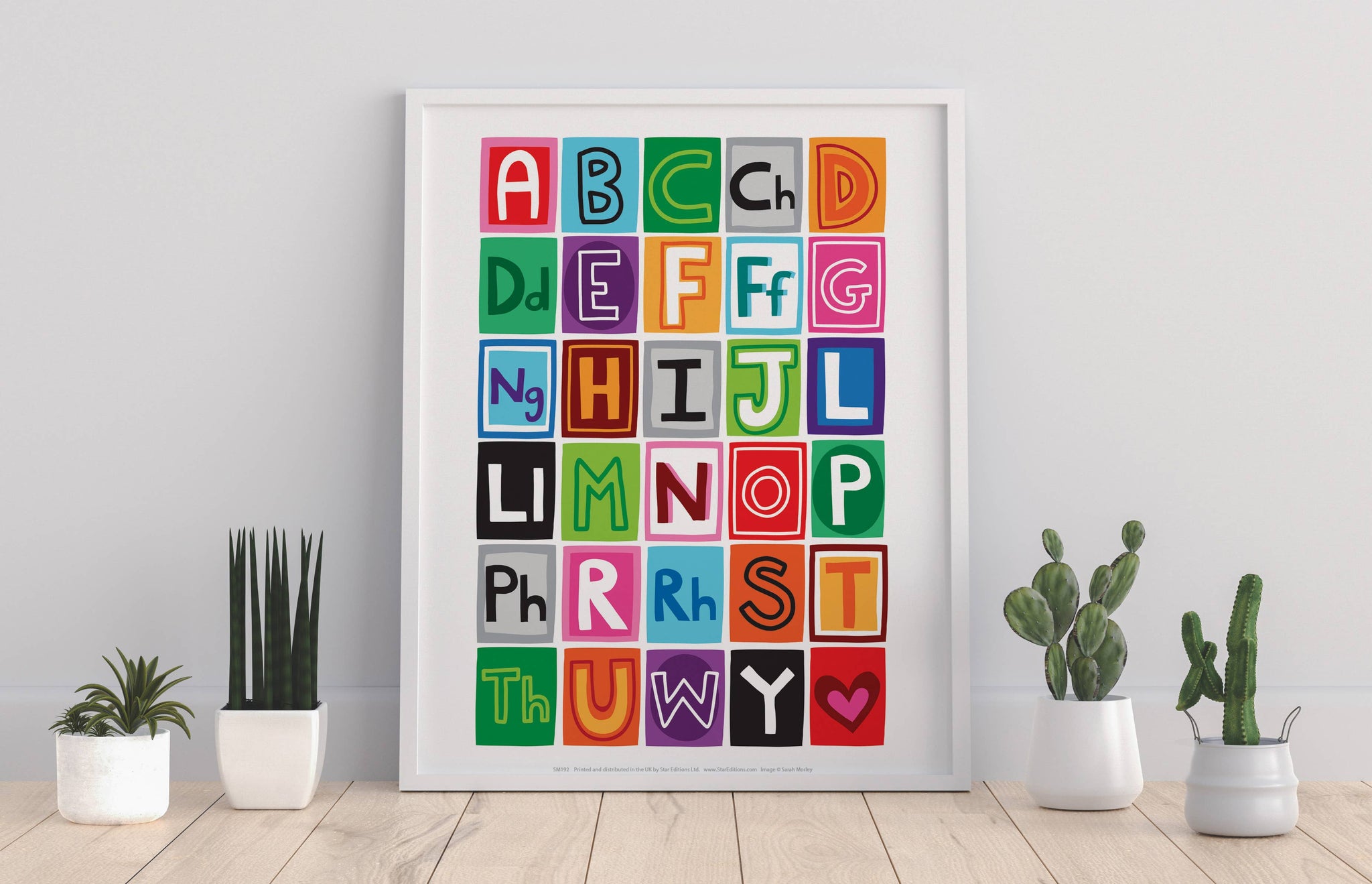 Welsh Alphabet - Premium Art A4 Print