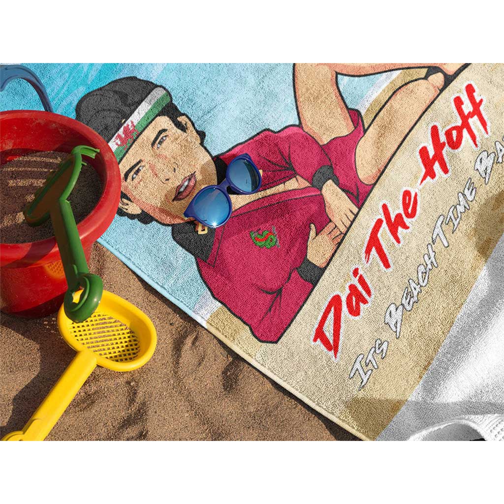 Dai The Hoff It's Beach Time Baby Towel