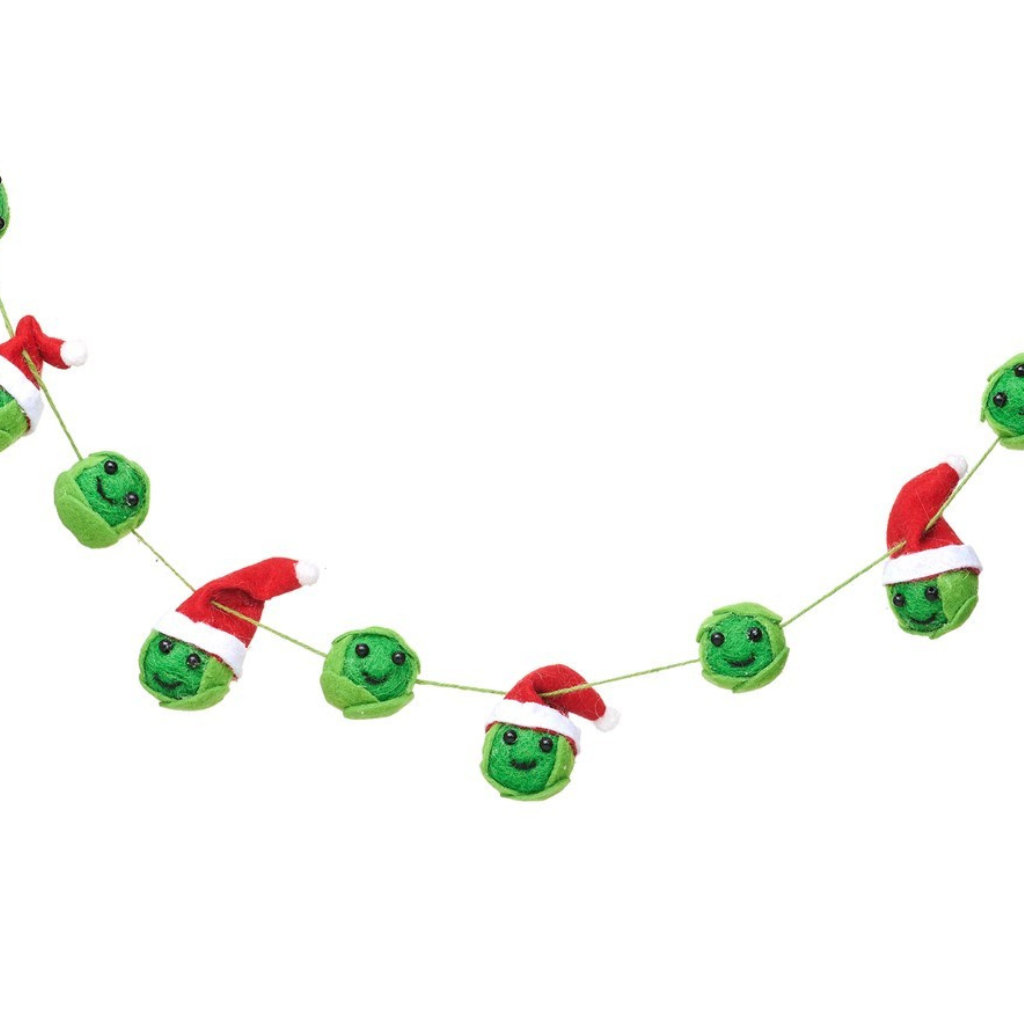 Brussel Sprout Christmas Garland
