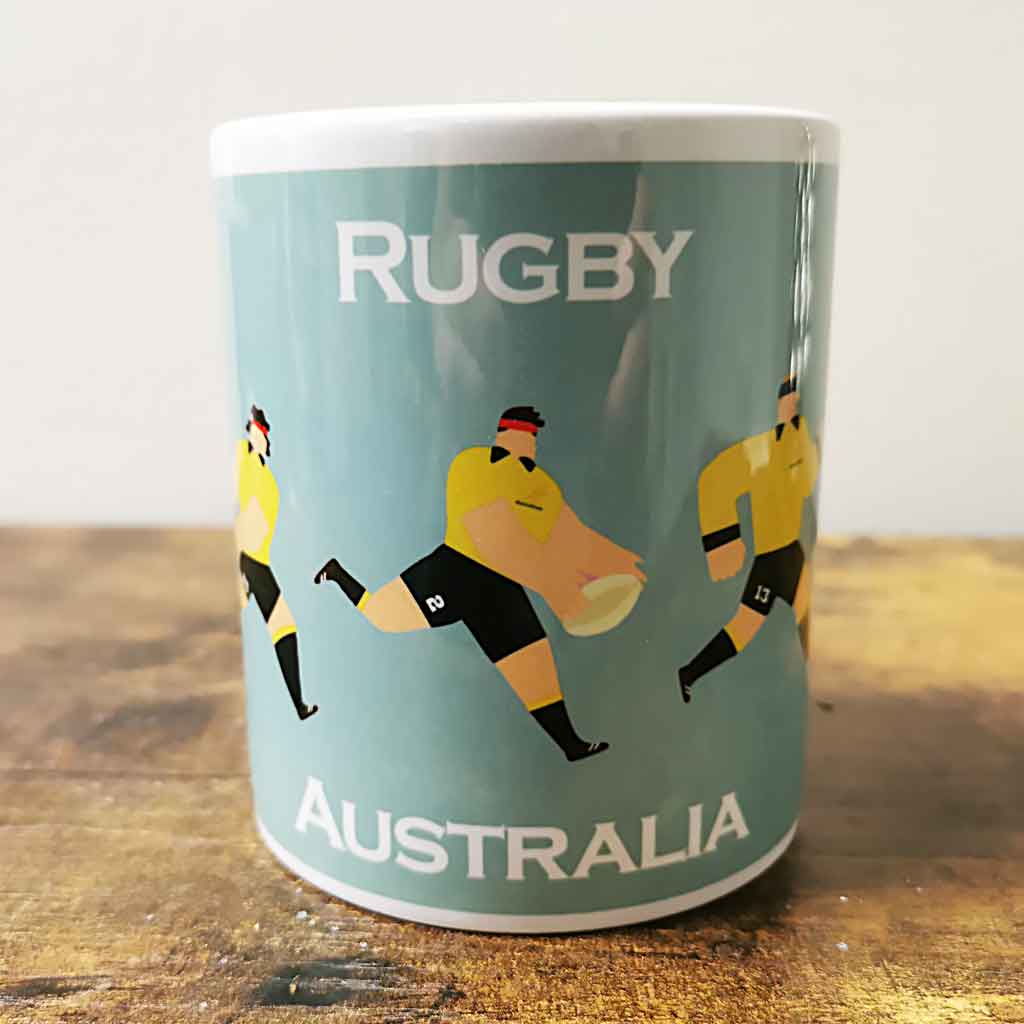 Australia  Rugby Team Mug and Coaster