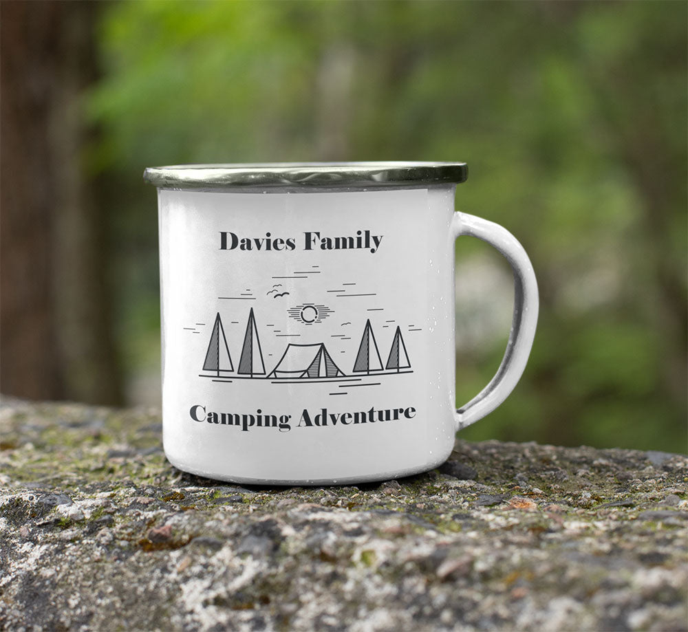 Personalised Camping Adventure Mug
