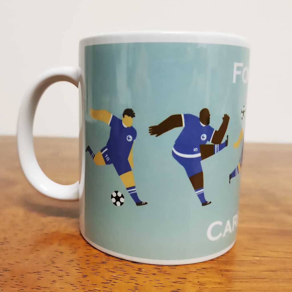 Cardiff City Mug and Coaster Set