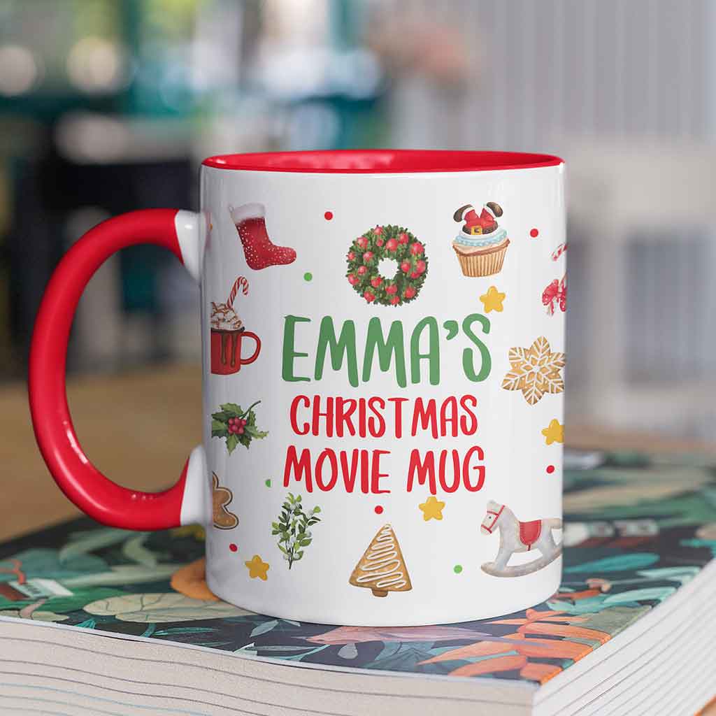 Personalised Christmas Movie Mug
