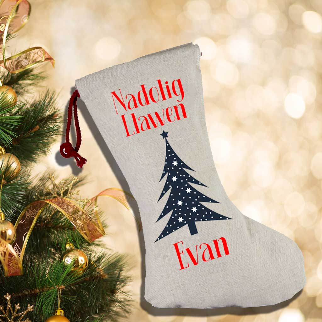Nadolig Llawen Personalised Stockings