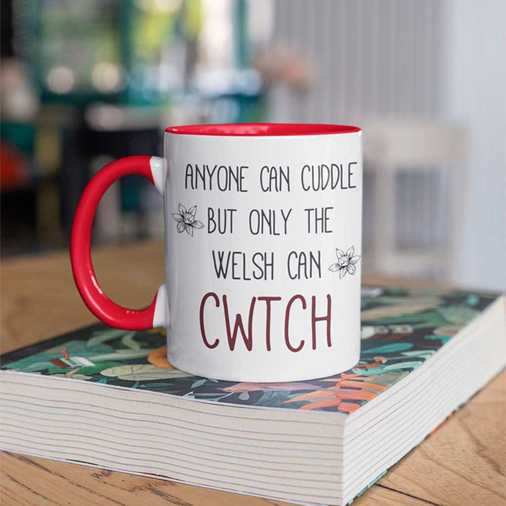 Only The Welsh Can Cwtch Bundle - Cushion, Mug and Coaster