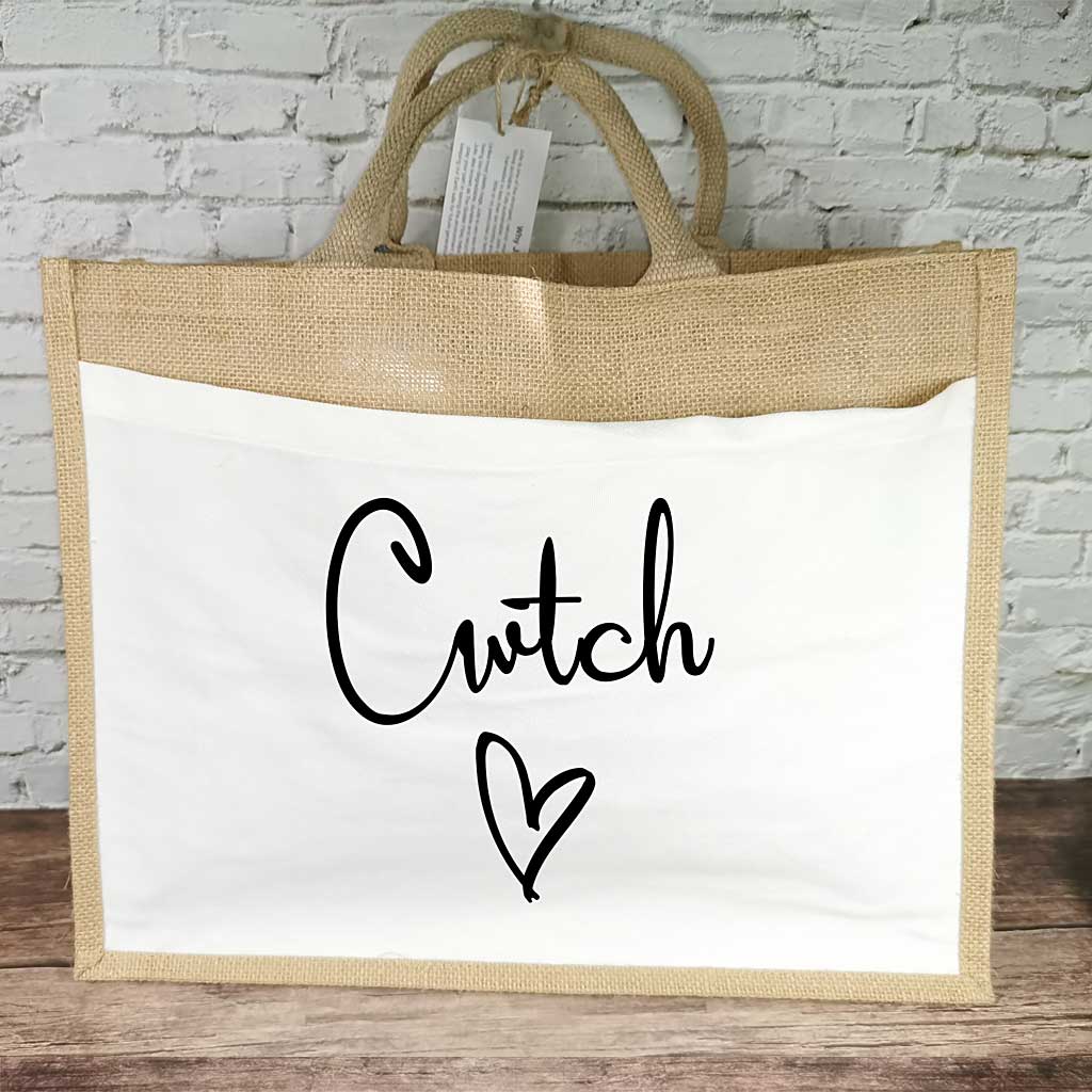 Cwtch Calon Jute Bag - Large