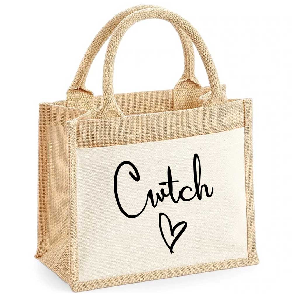 Cwtch Calon Jute Bag - Large