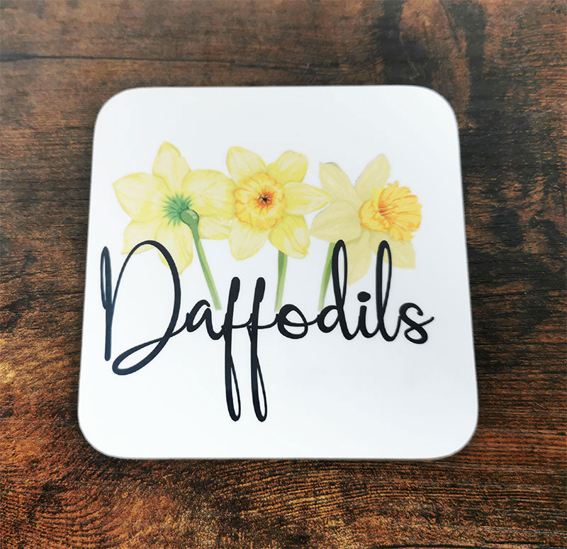 Daffodil Flower Coaster
