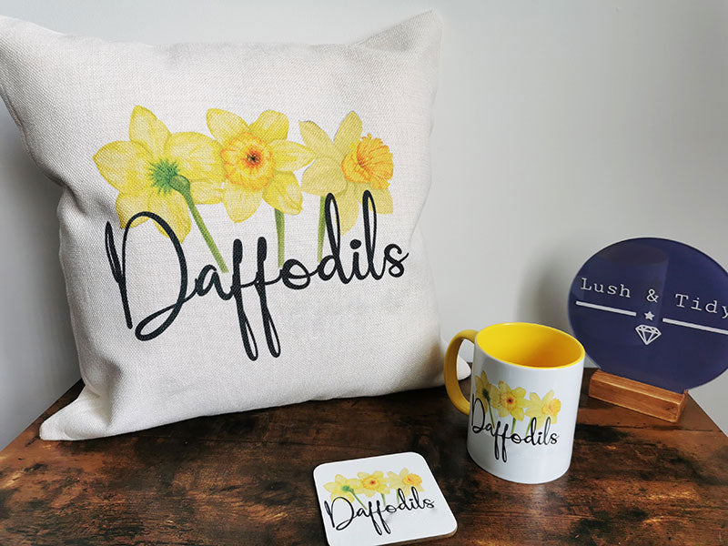 Daffodil Linen Cushion