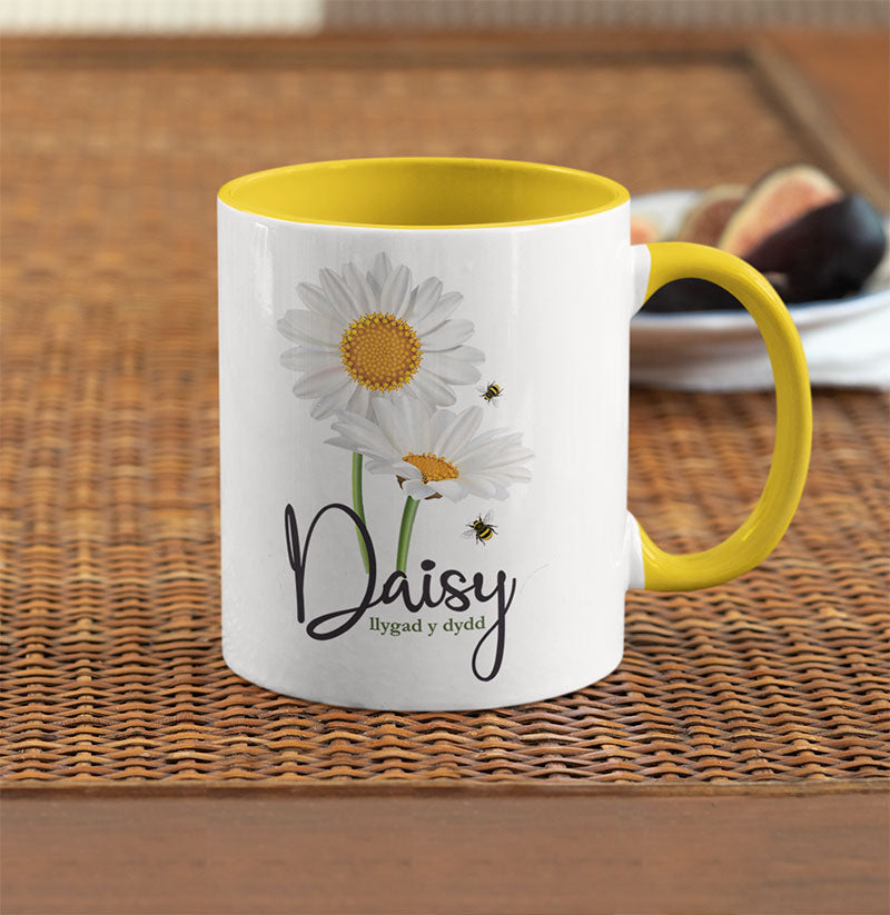 Daisy Gin Bundle - Cushion, Mug, Coaster and Gin Glass
