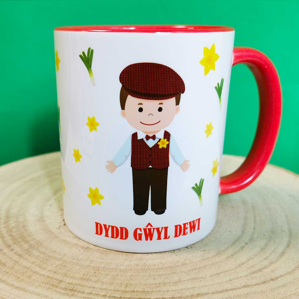 The little Welsh Boy Mug and Coaster