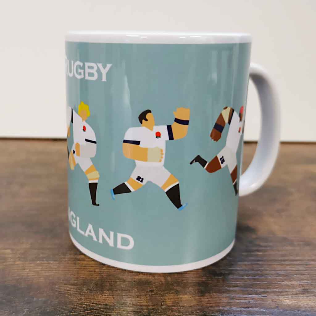 England Rugby Team Mug and Coaster