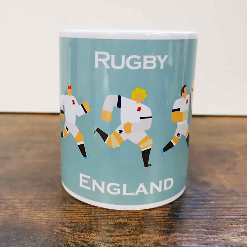 England Rugby Team Mug and Coaster