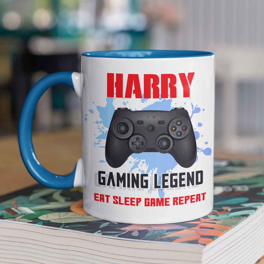 Personalised Gaming Mug and Coaster