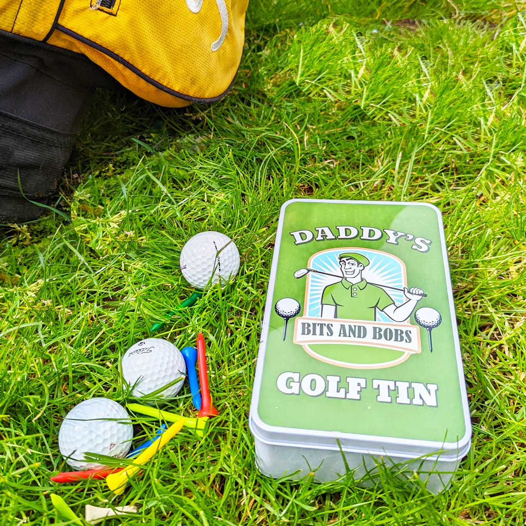 Personalised Bits and Bobs Golf Tin