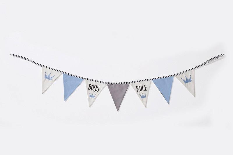Boys rule bunting - Lush and Tidy 