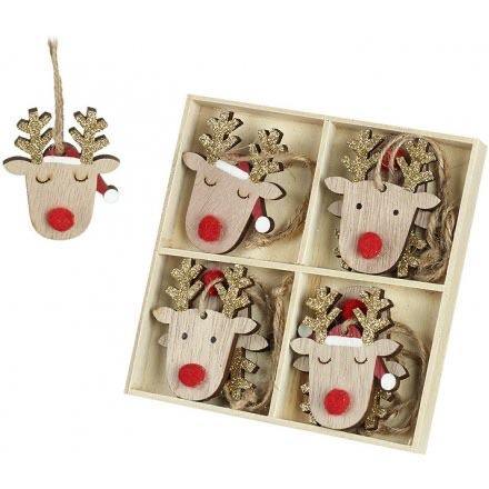 Boxed sort of Reindeer hanging decorations - Lush and Tidy 