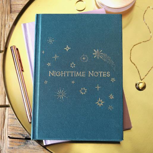 Two Way 'Morning and Night' Teal Notebook - Lush and Tidy 