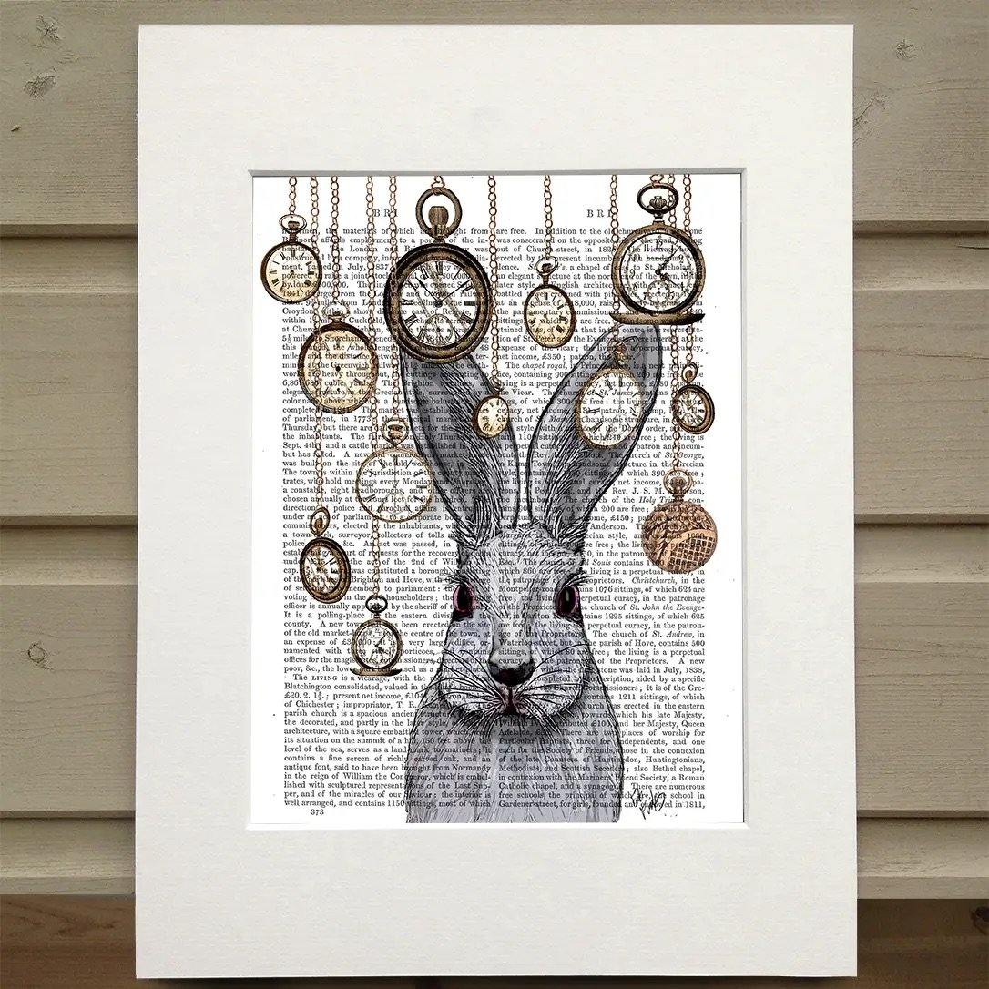 Rabbit Time, Book print - Lush and Tidy 