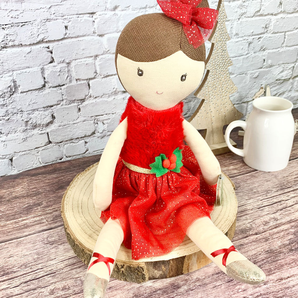 Evie Christmas ballerina doll
