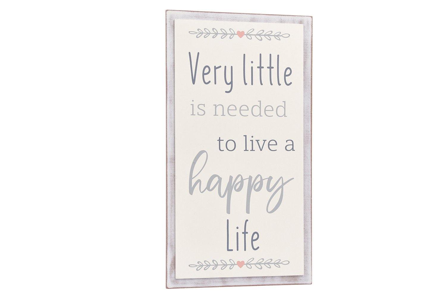 Happy Life plaque - Lush and Tidy 