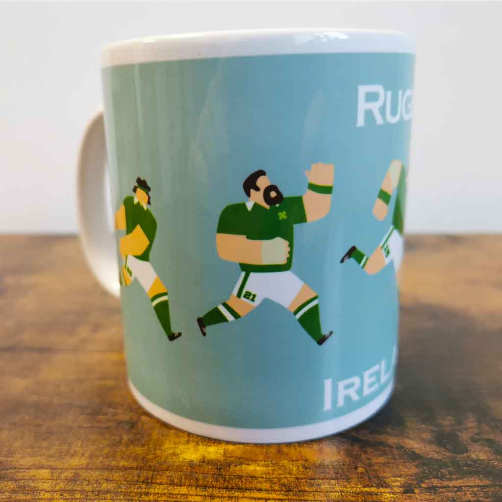 Ireland Rugby Team Mug and Coaster