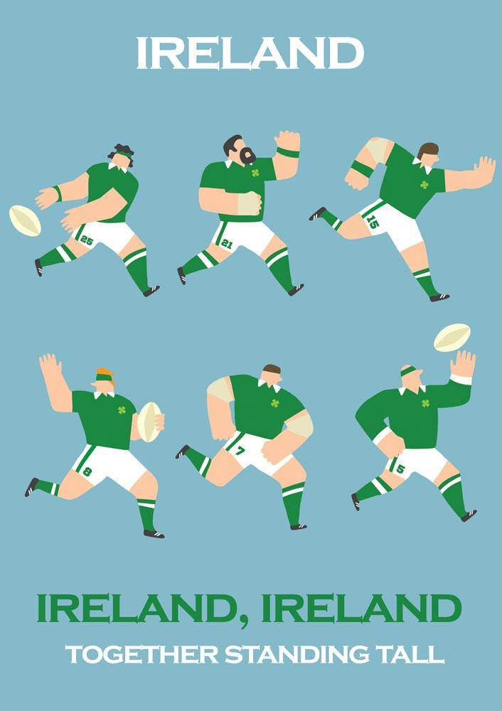 Six Nations Rugby National Anthem Team Prints - Lush and Tidy 