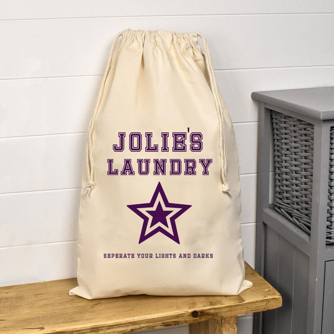 Personalised University Laundry Bag