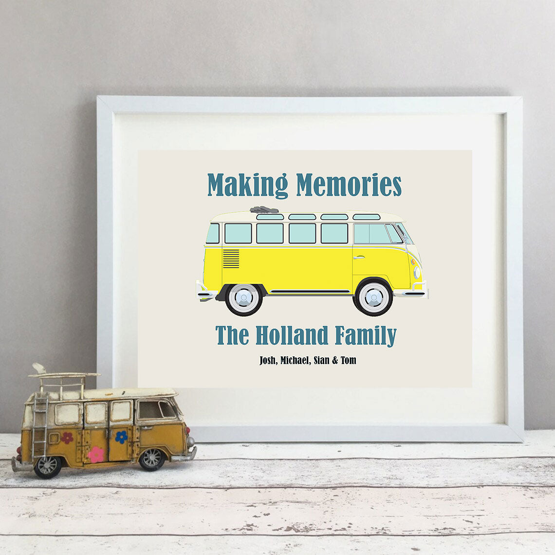 Personalised Making Memories VW Print