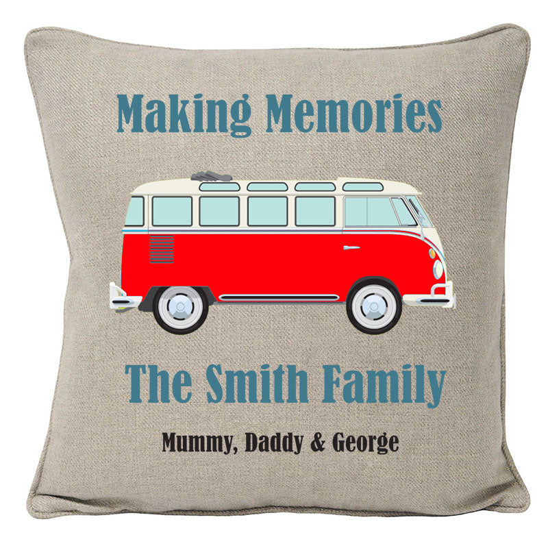 Personalised Making Memories VW Cushion
