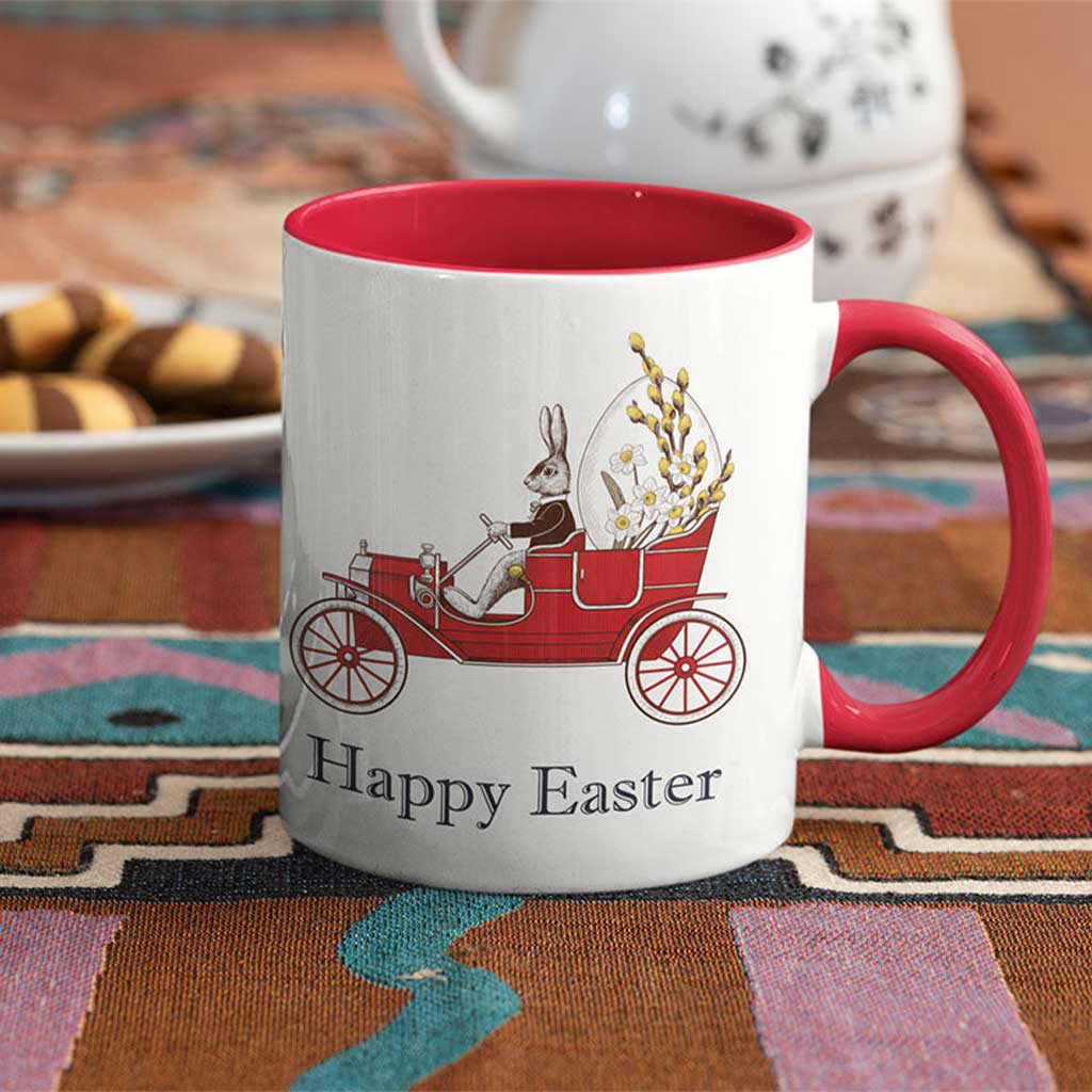 Retro Happy Easter Mug