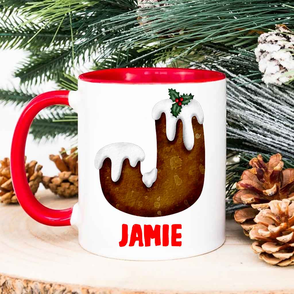 Personalised Christmas Pudding Mug
