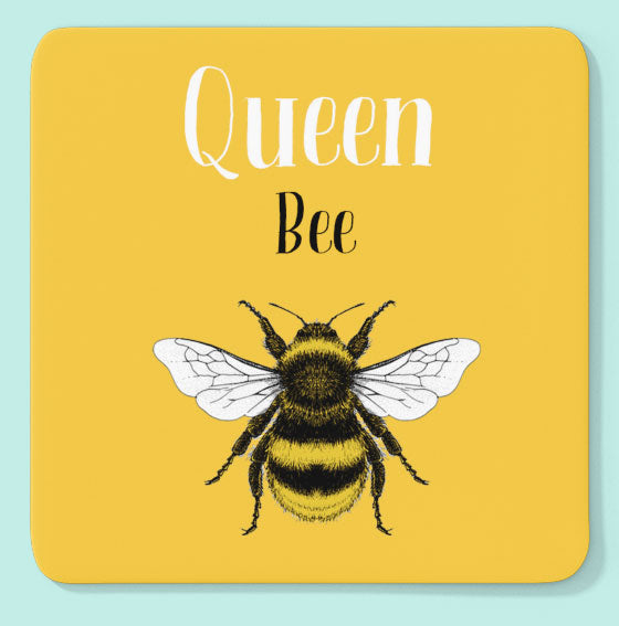 Queen Bee Mug and Coaster Set