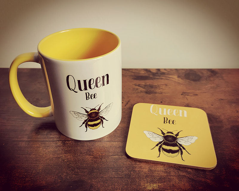 Queen Bee Bundle - Cushion, Mug and Coaster