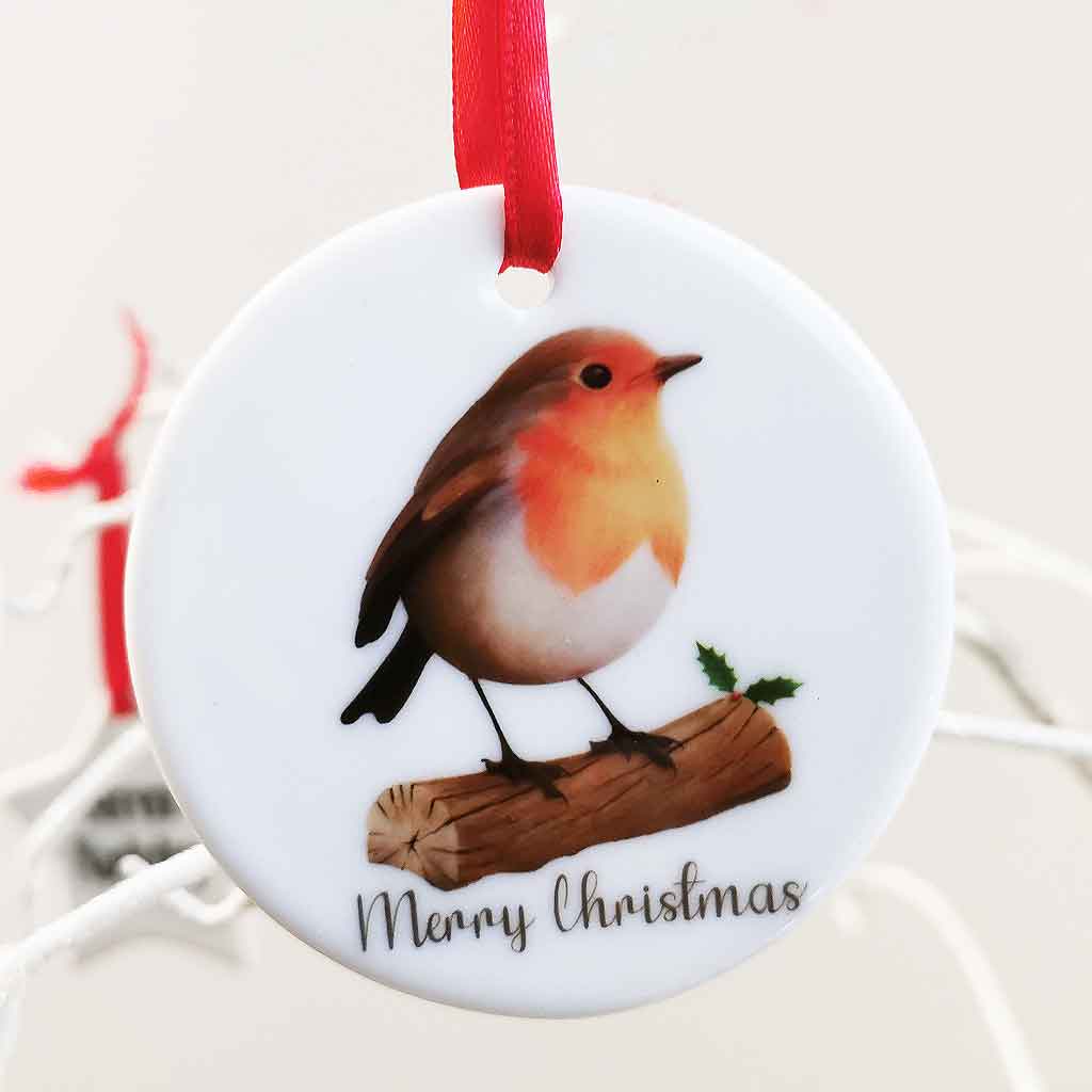 Robin Merry Christmas Hanging Decoration