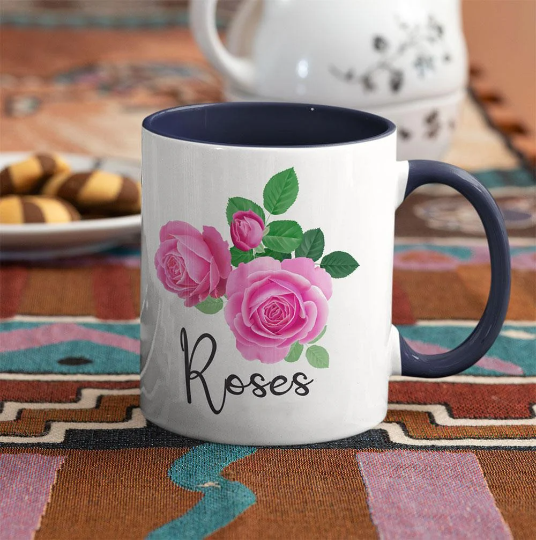 Rose Flower Mug