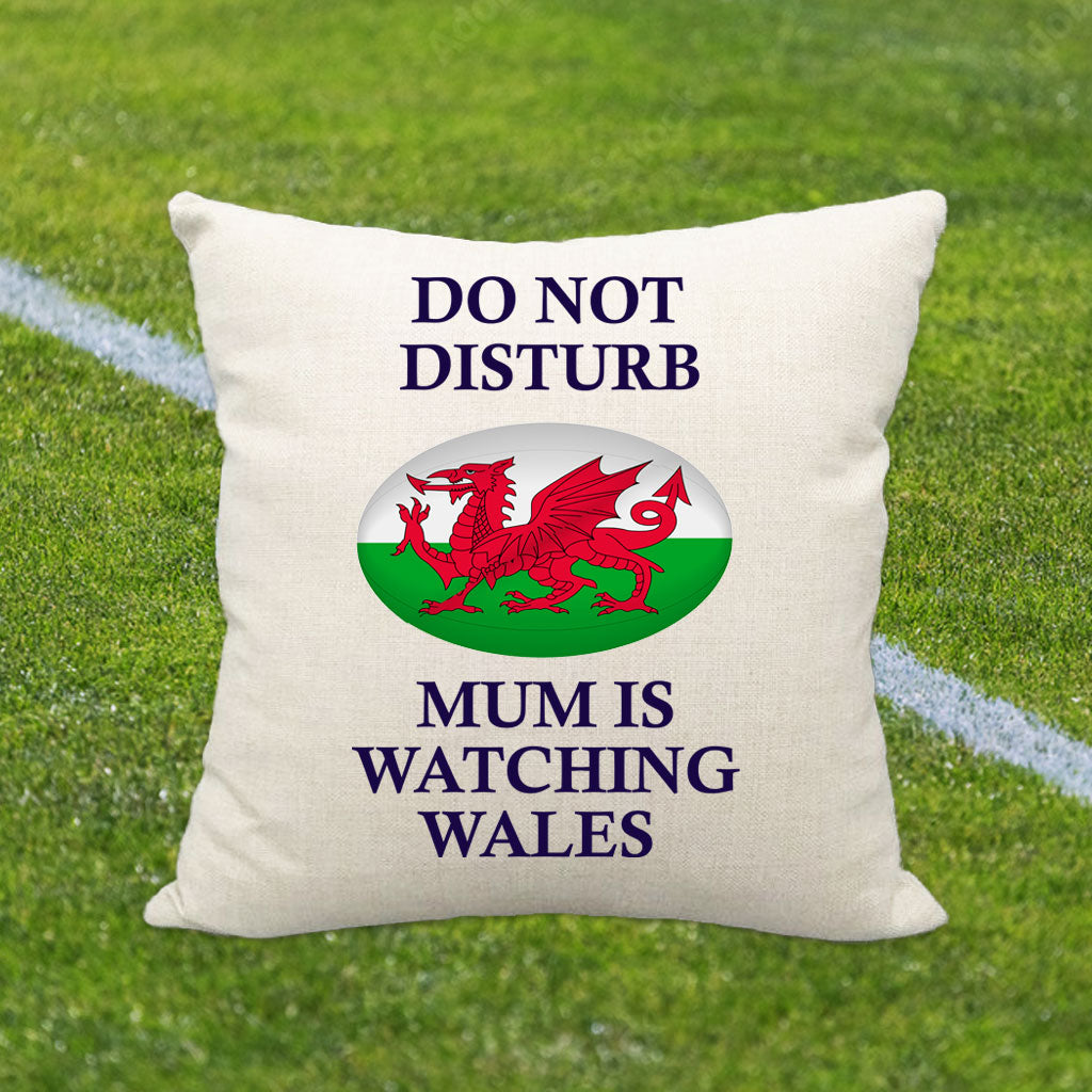 Do Not Disturb Personalised Rugby Wales Cushion