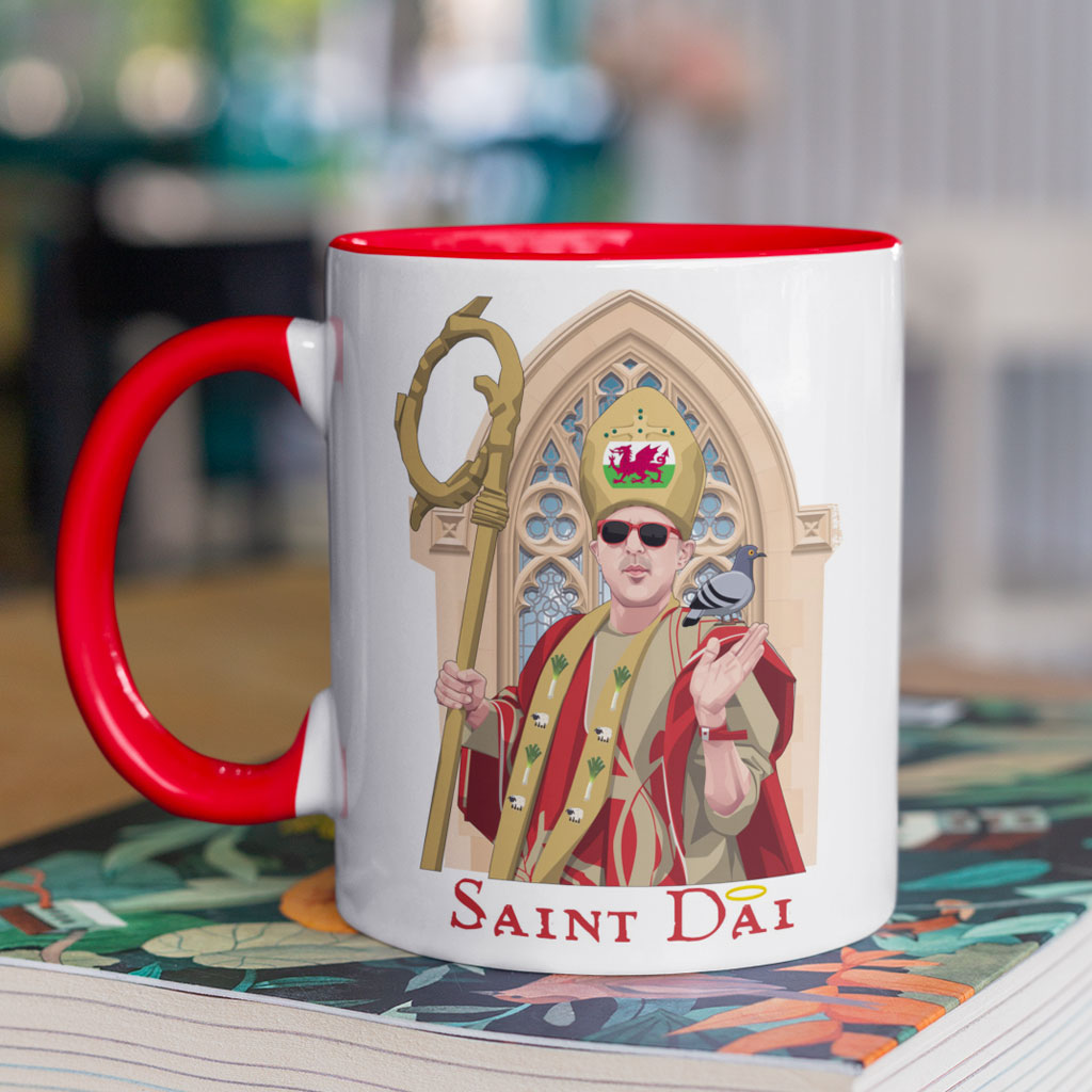 Saint Dai Mug and Coaster