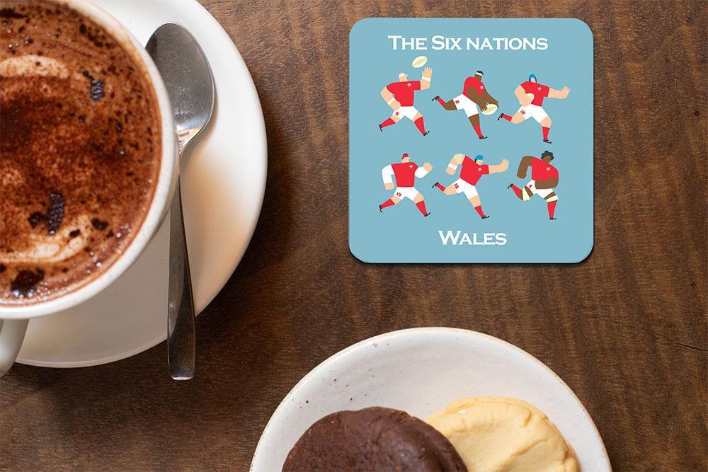 Six Nations Rugby Coasters - Lush and Tidy 